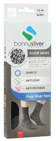 Bonny Silver Saf Gümüş Tam Koruma Soket Çorap